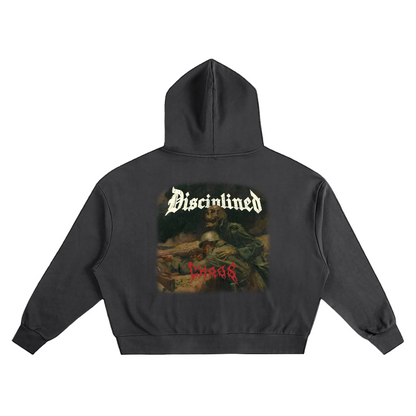 "BATTLE-SCARRED" Boxy Heavyweight Hoodie