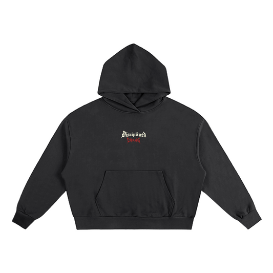 "BATTLE-SCARRED" Boxy Heavyweight Hoodie